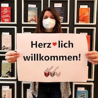 Willkommen mit Maske