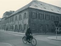 Von 1958 bis 1971 war die Bücherei im Egloffsteinschen Palais (heute vhs) untergebracht. Foto Hilde Klein 1958.