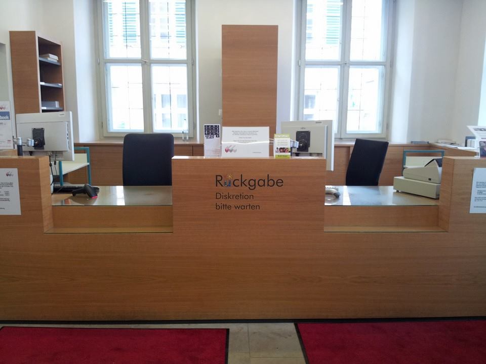 Theke im Erdgeschoss