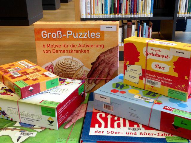 Demenz-Spiele in Stadtbibliothek Erlangen